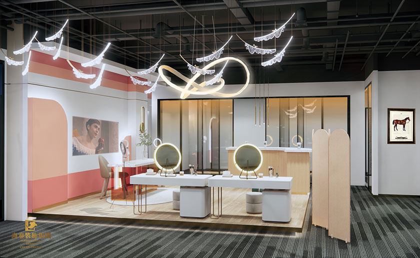 120平米美容美業(yè)教育培訓機構門店裝修設計