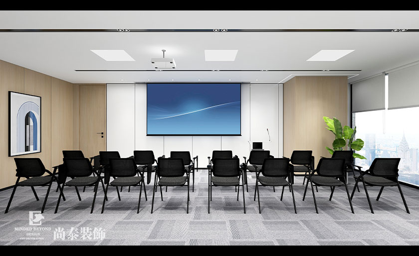 500平米咨詢公司寫字樓辦公室裝修設計