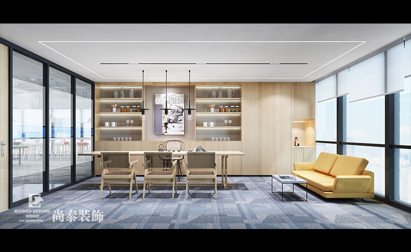 500平米咨詢公司寫字樓辦公室裝修設計