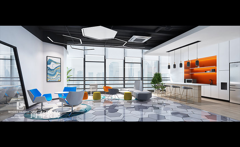 辦公室裝修公司:1800平米芯片設(shè)計(jì)公司深圳辦公室設(shè)計(jì)