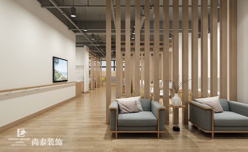 養(yǎng)老院裝修:深圳福田300平米老人照料中心