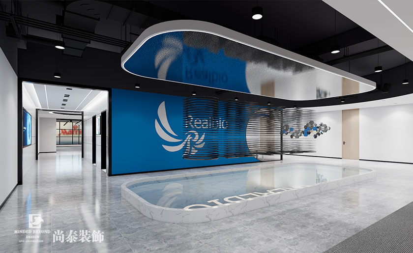 深圳坪山深福?？萍忌鷳B(tài)園大型生物醫(yī)療公司4600平米辦公樓辦公室設計