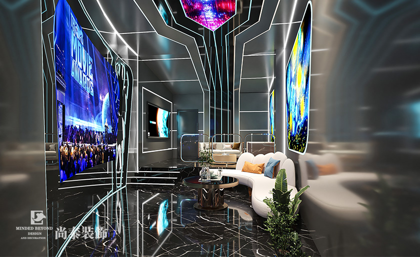 深圳寶安480平米KTV娛樂(lè)會(huì)所設(shè)計(jì)裝修案例