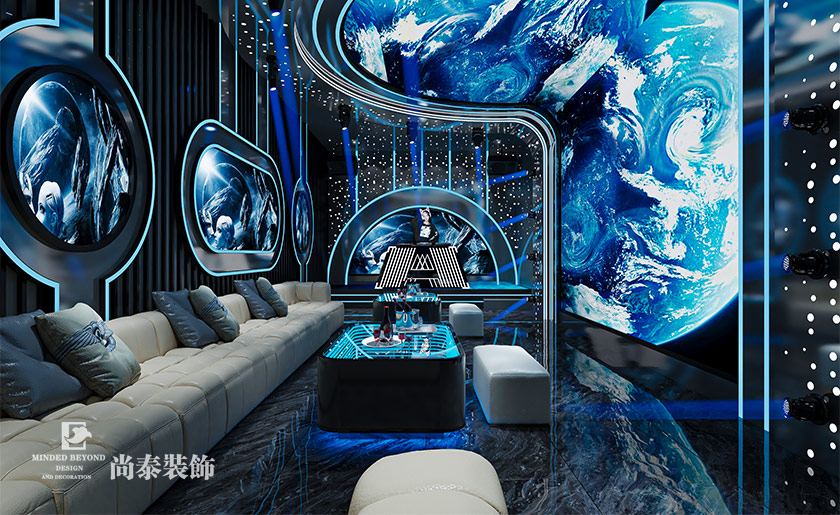 深圳寶安480平米KTV娛樂(lè)會(huì)所設(shè)計(jì)裝修案例