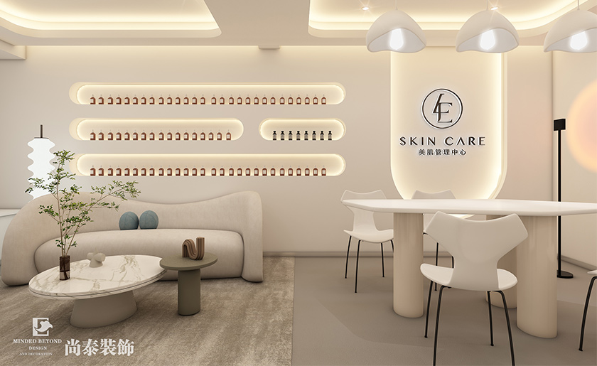 深圳寶安100平米美容店美容院設(shè)計(jì)裝修