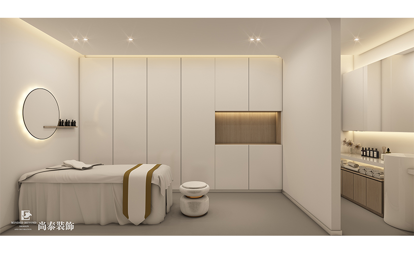 深圳寶安100平米美容店美容院設(shè)計(jì)裝修