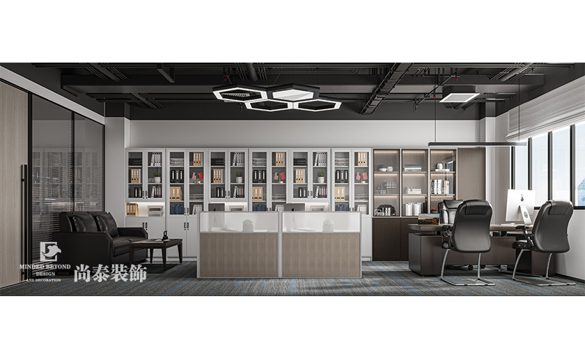 深圳寶安600平米智能穿戴科技公司辦公樓辦公室裝修設(shè)計(jì)案例