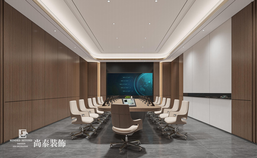 廠房辦公室設(shè)計:1400平米激光設(shè)備公司東莞辦公樓廠房辦公室裝修