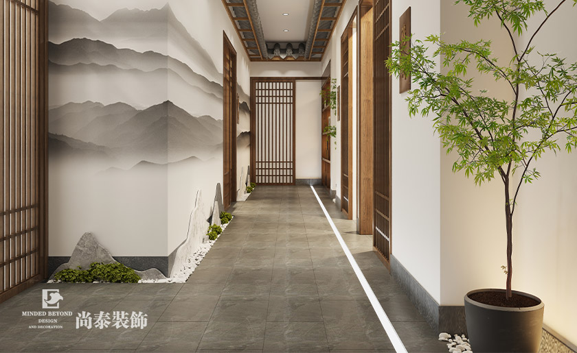 足浴店水果店設(shè)計(jì)：300平米東莞足浴店采耳店和水果店店面裝修