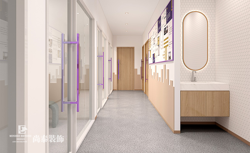 培訓(xùn)機(jī)構(gòu)裝修設(shè)計:深圳福田300平米兒童專注力教育