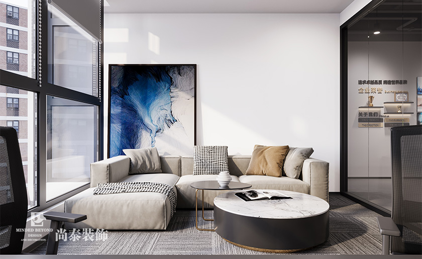 500平米深圳光明招商局智慧園科技企業(yè)辦公室車間設(shè)計(jì)裝修