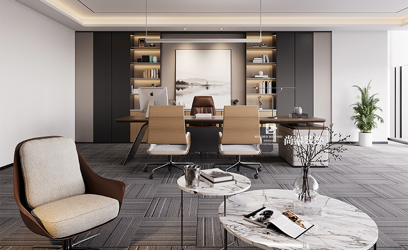 深圳光明特區(qū)建發(fā)樂府廣場800平米電子產(chǎn)品科技公司寫字樓辦公室裝修設計