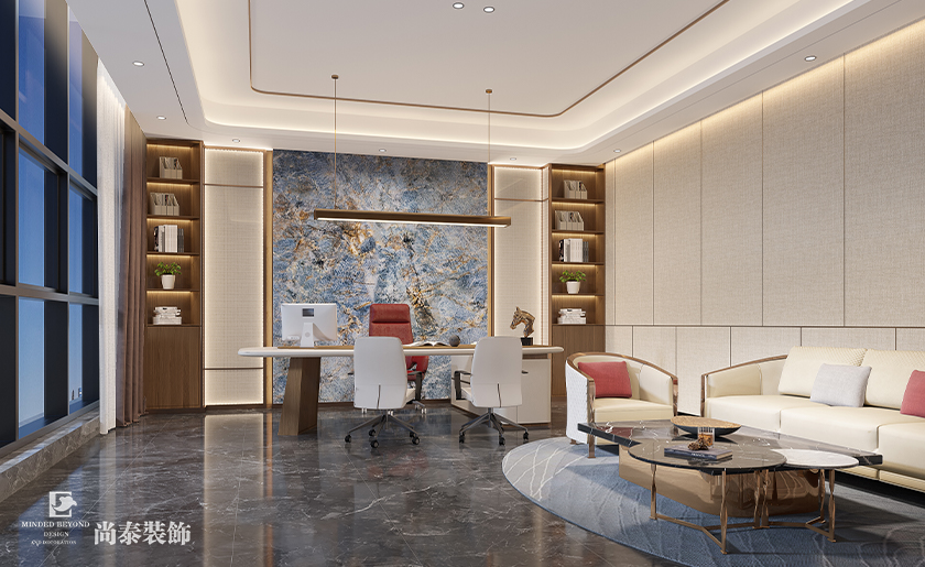 東莞天安深創(chuàng)谷3800平米科技公司廠房辦公室裝修設計案例