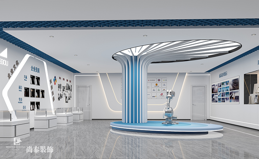 東莞天安深創(chuàng)谷3800平米科技公司廠房辦公室裝修設計案例