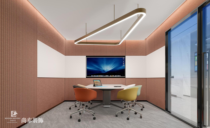 東莞天安深創(chuàng)谷3800平米科技公司廠房辦公室裝修設計案例