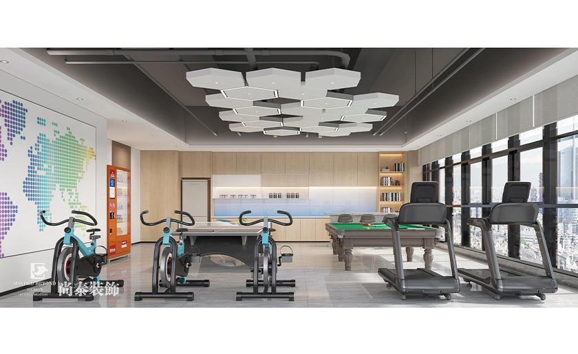 東莞天安深創(chuàng)谷3800平米科技公司廠房辦公室裝修設計案例