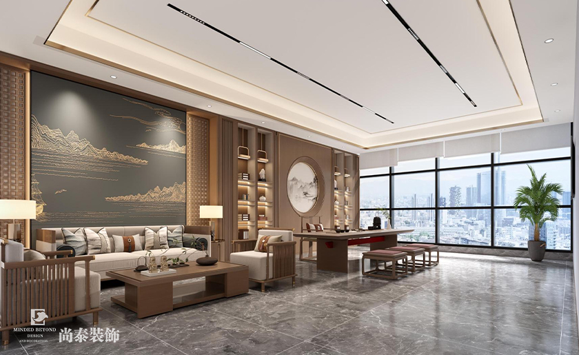 東莞天安深創(chuàng)谷3800平米科技公司廠房辦公室裝修設計案例