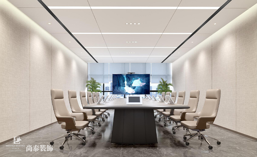 東莞天安深創(chuàng)谷3800平米科技公司廠房辦公室裝修設計案例