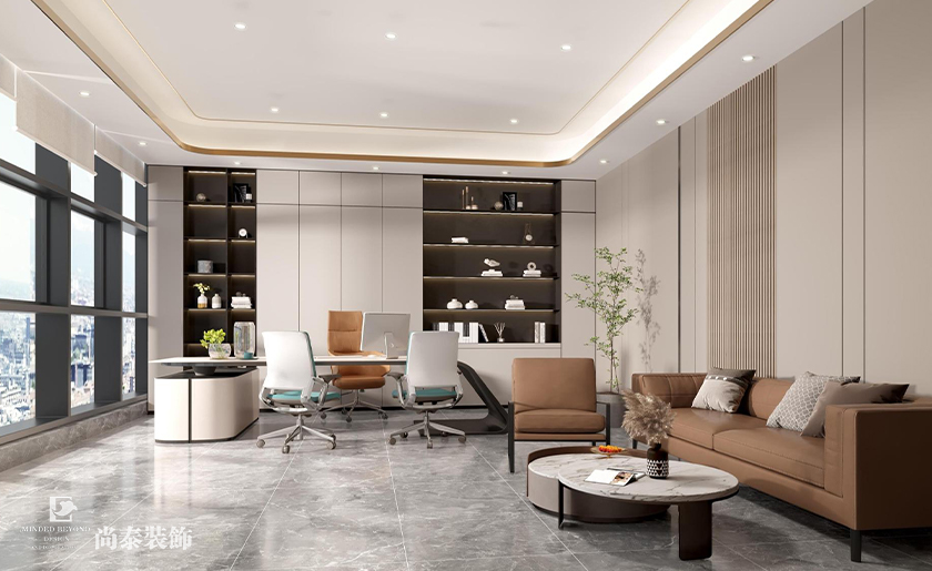 東莞天安深創(chuàng)谷3800平米科技公司廠房辦公室裝修設計案例