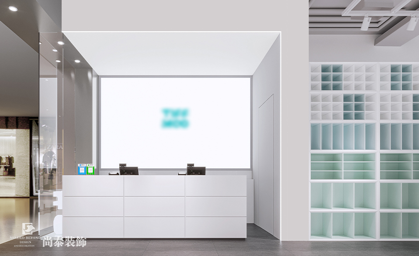 120平米簡(jiǎn)約時(shí)尚商場(chǎng)店鋪裝修設(shè)計(jì)案例