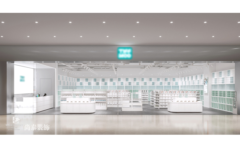 120平米簡(jiǎn)約時(shí)尚商場(chǎng)店鋪裝修設(shè)計(jì)案例