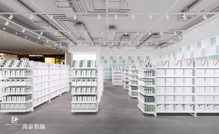 120平米簡(jiǎn)約時(shí)尚商場(chǎng)店鋪裝修設(shè)計(jì)案例