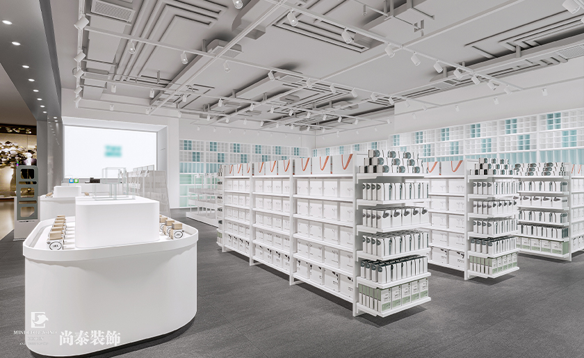 120平米簡(jiǎn)約時(shí)尚商場(chǎng)店鋪裝修設(shè)計(jì)案例