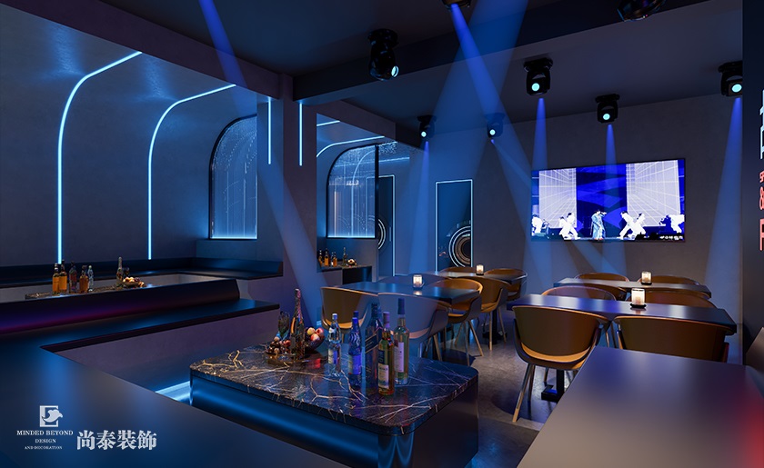 深圳龍崗240平米清吧酒吧裝修設(shè)計(jì)案例