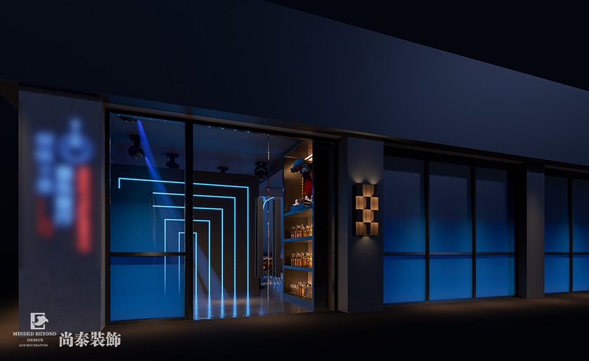 深圳龍崗240平米清吧酒吧裝修設(shè)計(jì)案例