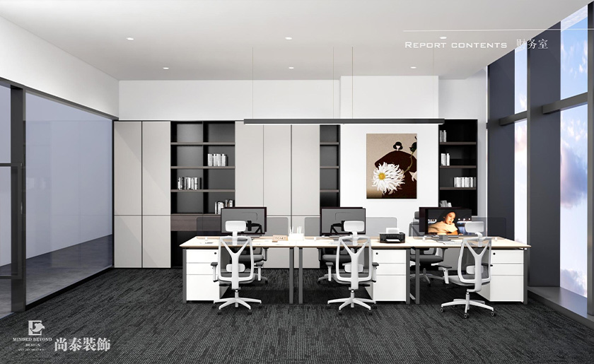 深圳辦公室裝修設(shè)計案例:1200平米家居行業(yè)公司