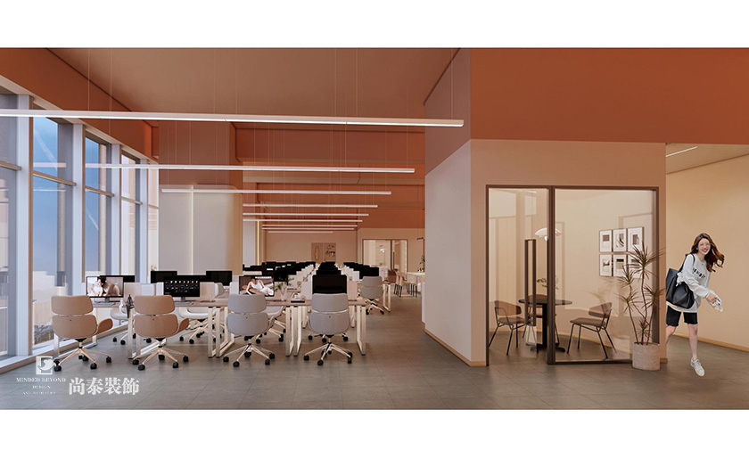 深圳辦公室裝修設(shè)計案例:1200平米家居行業(yè)公司