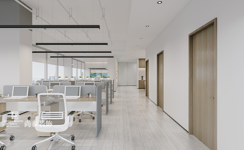 深圳辦公室裝修設(shè)計:150平米醫(yī)療器械公司