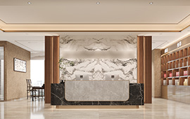 300平米健康公司深圳龍華樂創(chuàng)薈大廈辦公室裝修設(shè)計(jì)