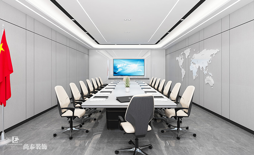 1400平米智能科技公司深圳寫字樓辦公室裝修設(shè)計(jì)案例