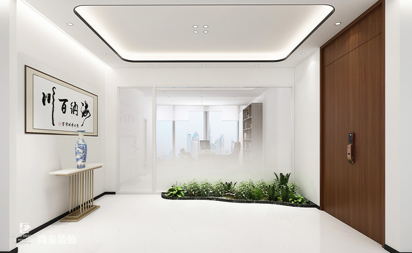 1400平米智能科技公司深圳寫字樓辦公室裝修設(shè)計(jì)案例