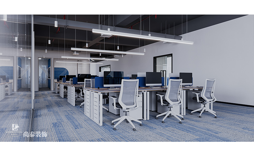 500平米科技公司深圳寫字樓辦公室裝修設計案例
