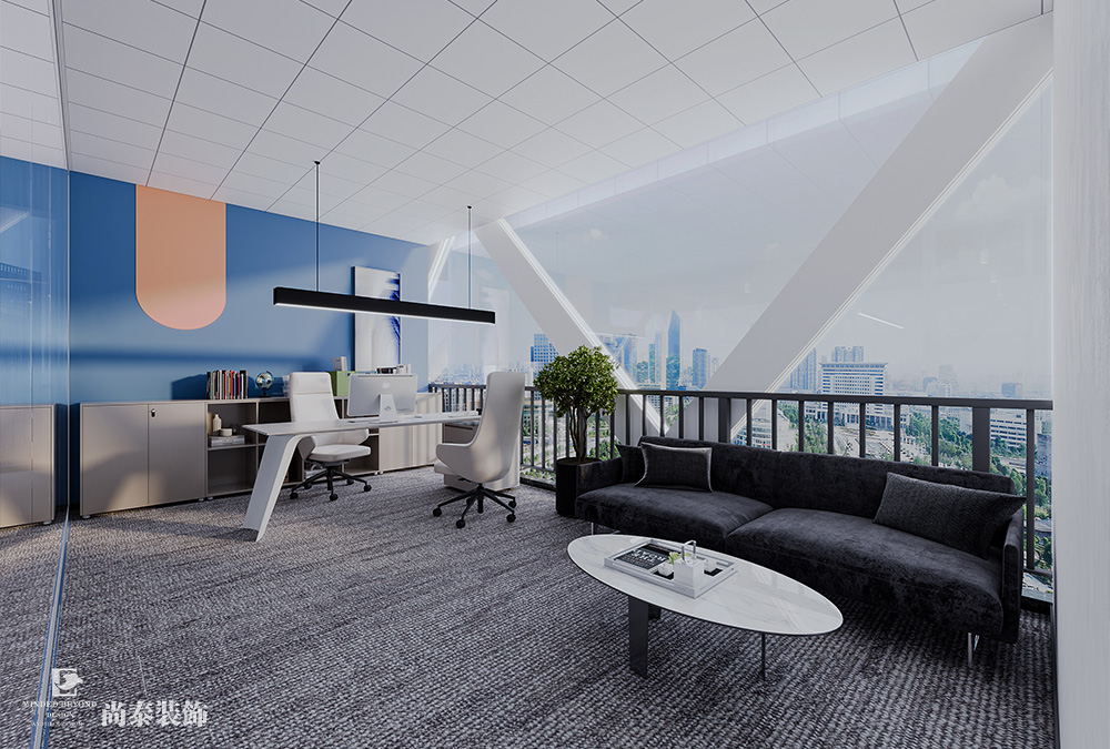 500平米科技公司深圳寫字樓辦公室裝修設計案例