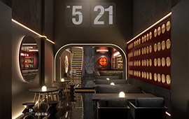 120平米深圳小酒館酒吧裝修設計案例