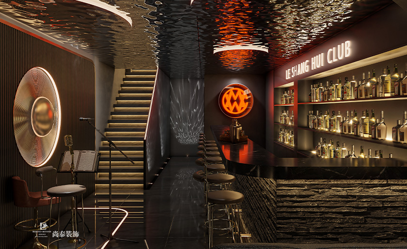 120平米深圳小酒館酒吧裝修設(shè)計(jì)案例