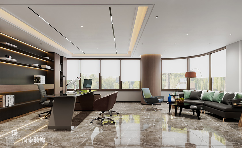 600平米電梯公司深圳羅湖金田大廈寫字樓辦公室翻新裝修設(shè)計