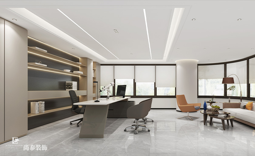 600平米電梯公司深圳羅湖金田大廈寫字樓辦公室翻新裝修設(shè)計