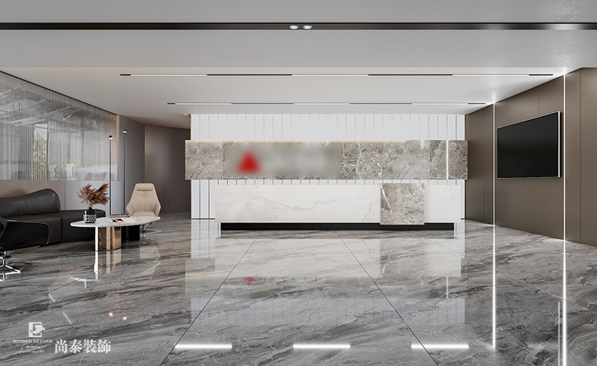 600平米電梯公司深圳羅湖金田大廈寫字樓辦公室翻新裝修設(shè)計