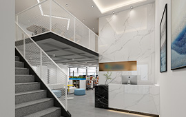 700平米科技公司深圳南山方大城寫字樓辦公室裝修設(shè)計案例