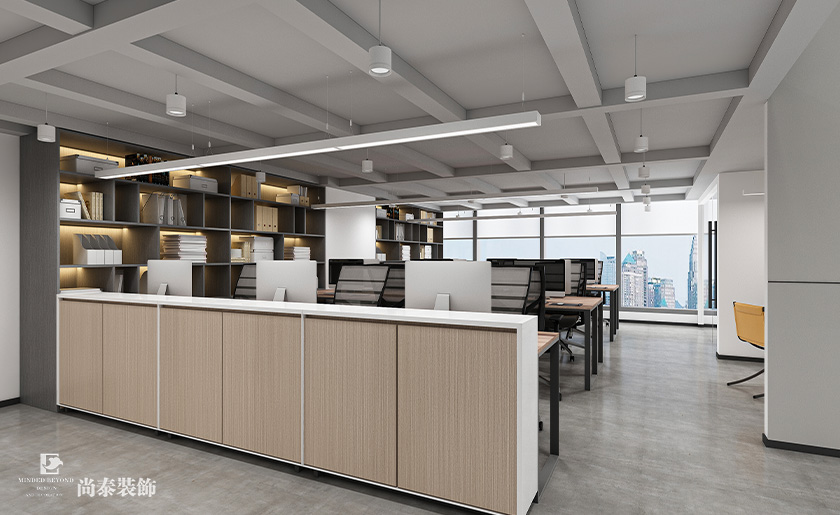 700平米科技公司深圳南山方大城寫(xiě)字樓辦公室裝修設(shè)計(jì)案例