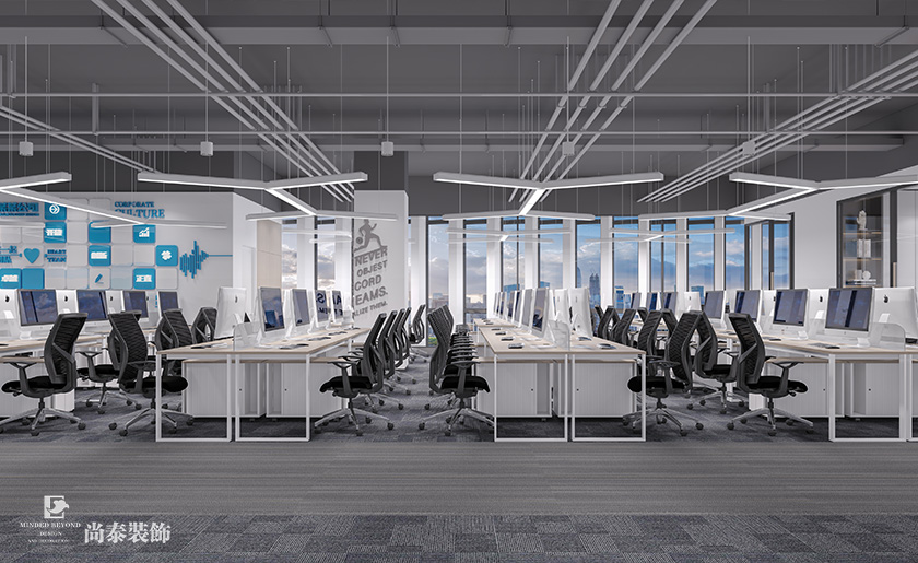 420平米數(shù)字營銷公司深圳南山軟件產(chǎn)業(yè)基地辦公室裝修設計案例