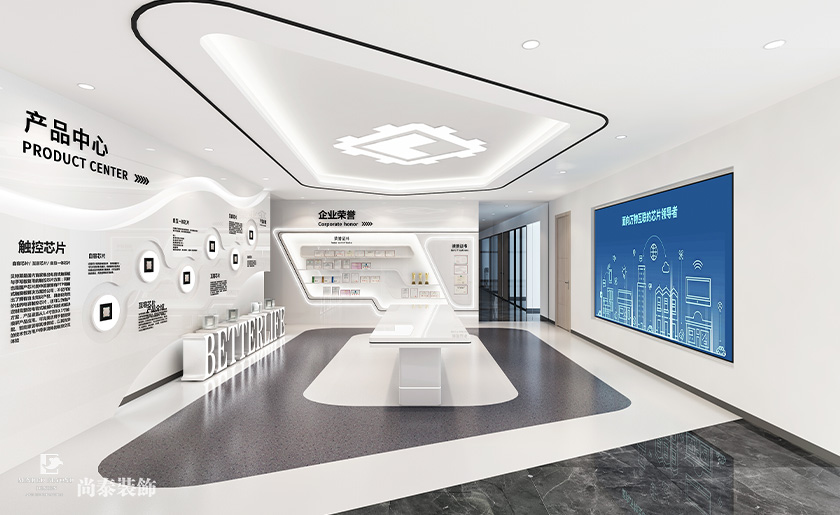 深圳南山同方信息港寫字樓2100平米芯片研發(fā)設(shè)計公司辦公室裝修設(shè)計