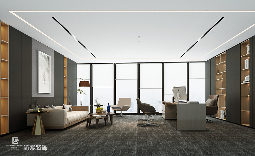 深圳南山同方信息港寫字樓2100平米芯片研發(fā)設(shè)計公司辦公室裝修設(shè)計