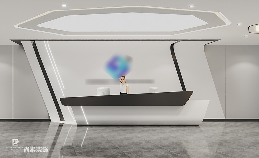 深圳南山同方信息港寫字樓2100平米芯片研發(fā)設(shè)計公司辦公室裝修設(shè)計