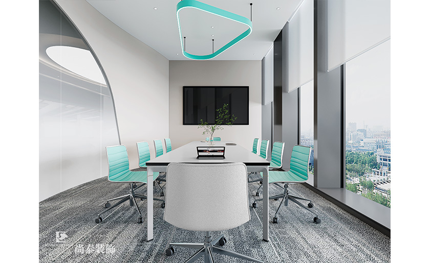 深圳南山陽光保險(xiǎn)大廈寫字樓700平米信息科技公司辦公室裝修設(shè)計(jì)案例