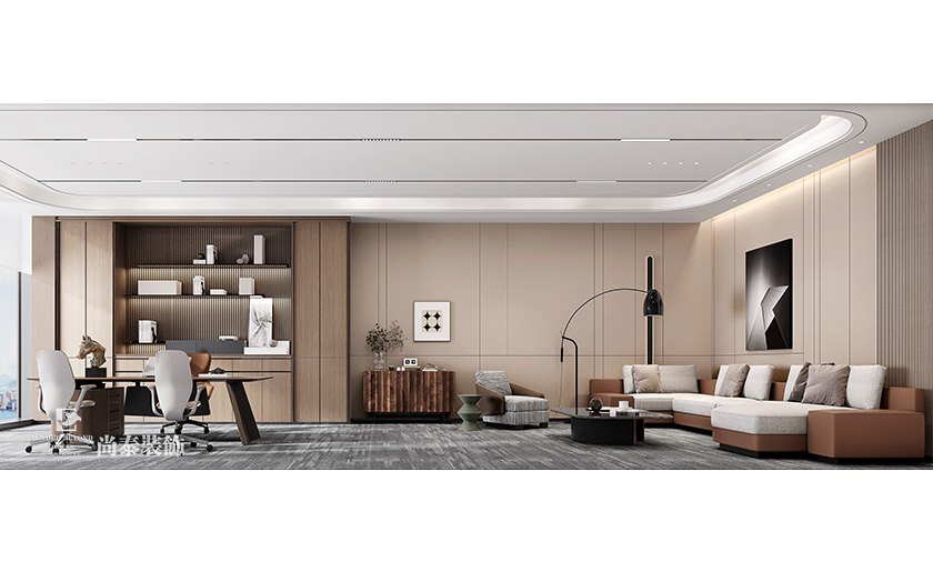 深圳南山陽光保險(xiǎn)大廈寫字樓700平米信息科技公司辦公室裝修設(shè)計(jì)案例